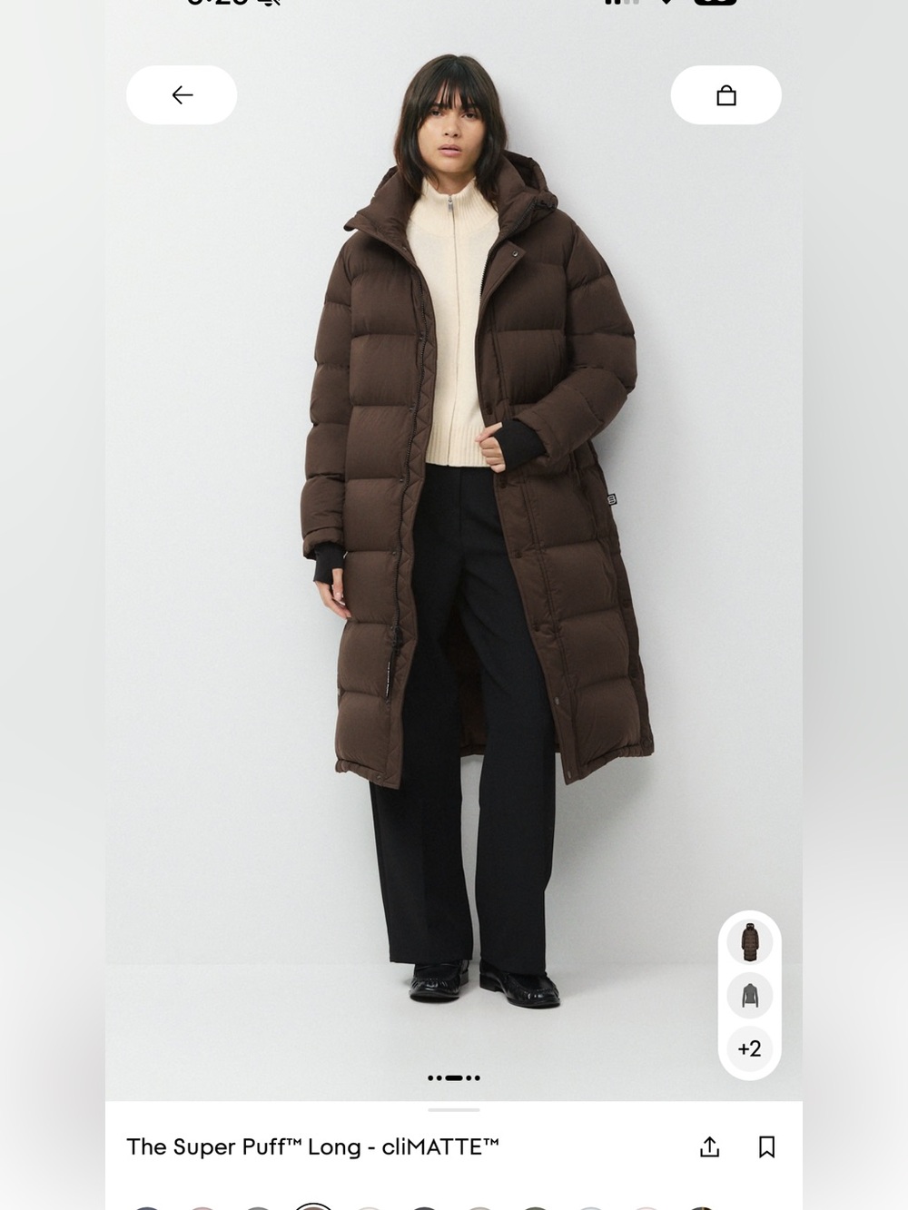 Aritzia Super puff long climatte